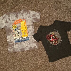 Kids Star Wars shirts, size 5/6.